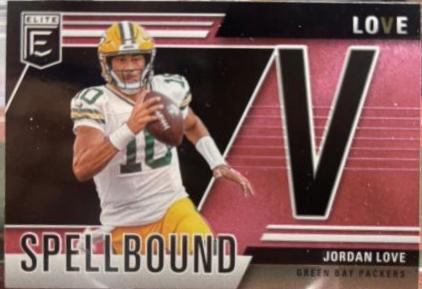2024 Panini Donruss Elite Spellbound Jordan Love [Pink] #28 card