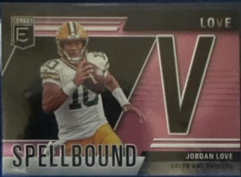 2024 Panini Donruss Elite Spellbound Jordan Love [Pink] #29 card