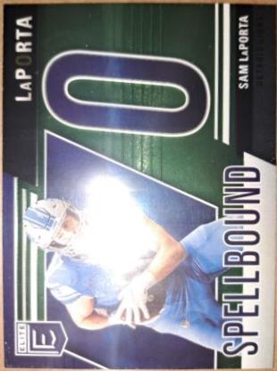 2024 Panini Donruss Elite Spellbound Sam LaPorta [Green] #8 card