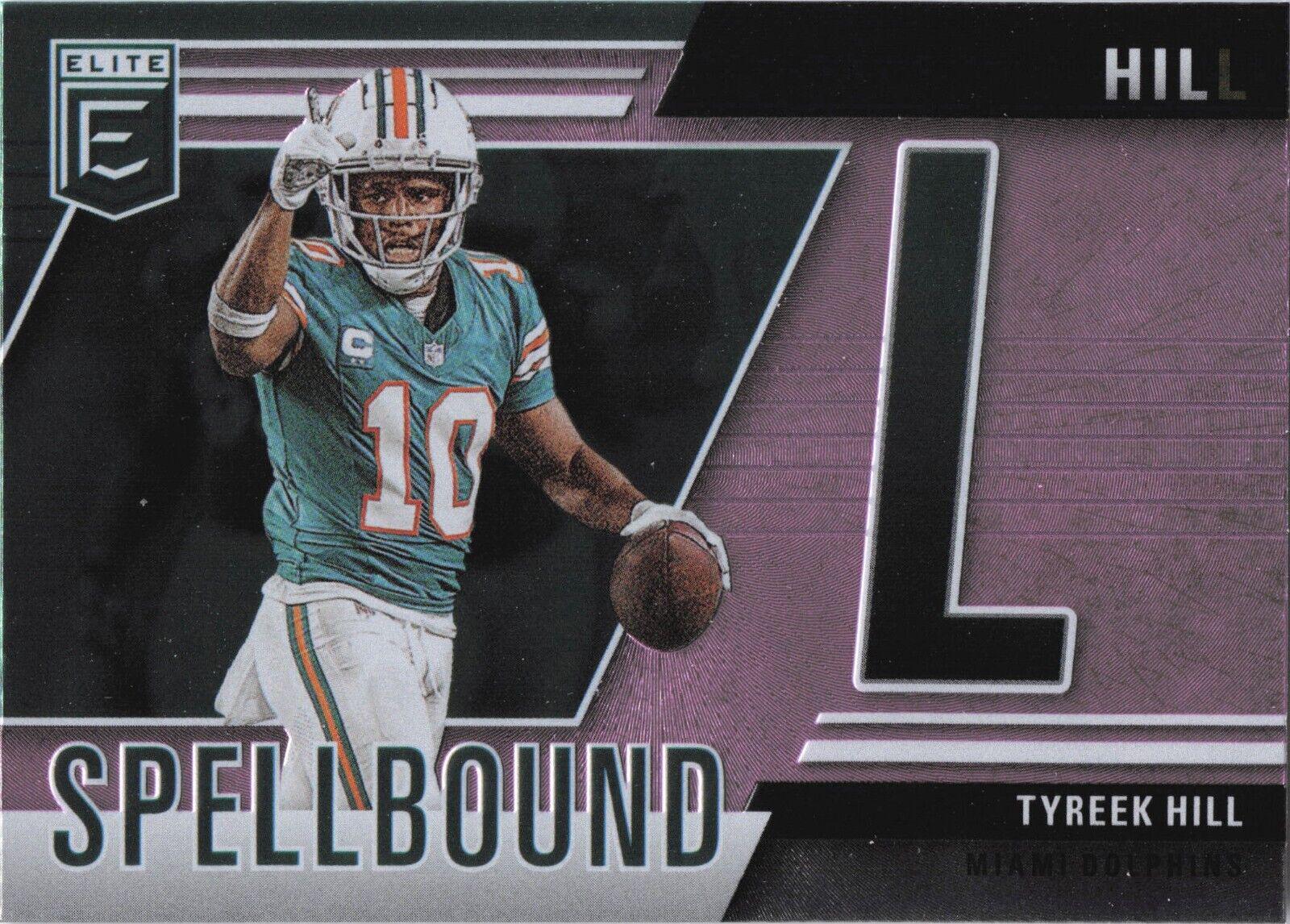 2024 Panini Donruss Elite Spellbound Tyreek Hill [Pink] #4 card