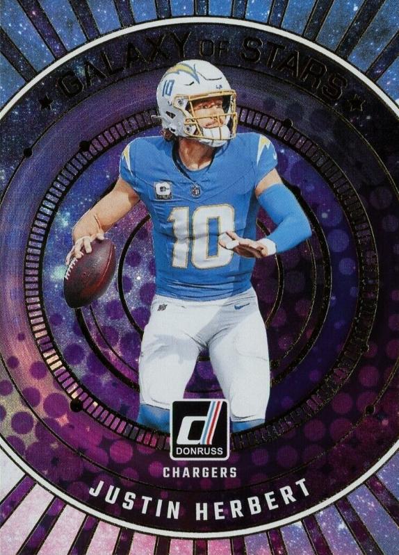2024 Panini Donruss Galaxy of Stars Justin Herbert #GOS-JHE card