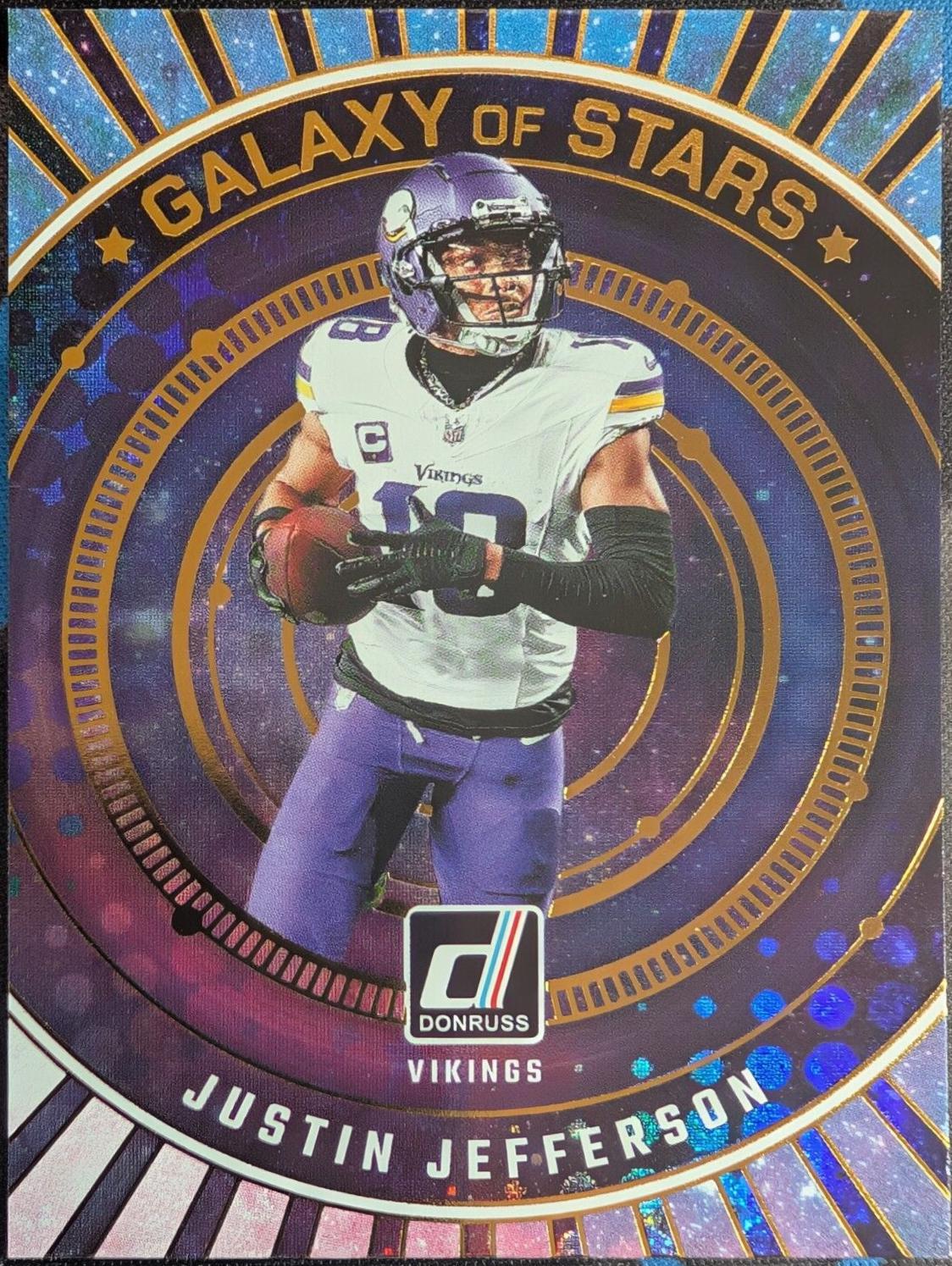 2024 Panini Donruss Galaxy of Stars Justin Jefferson #GOS-JJE card