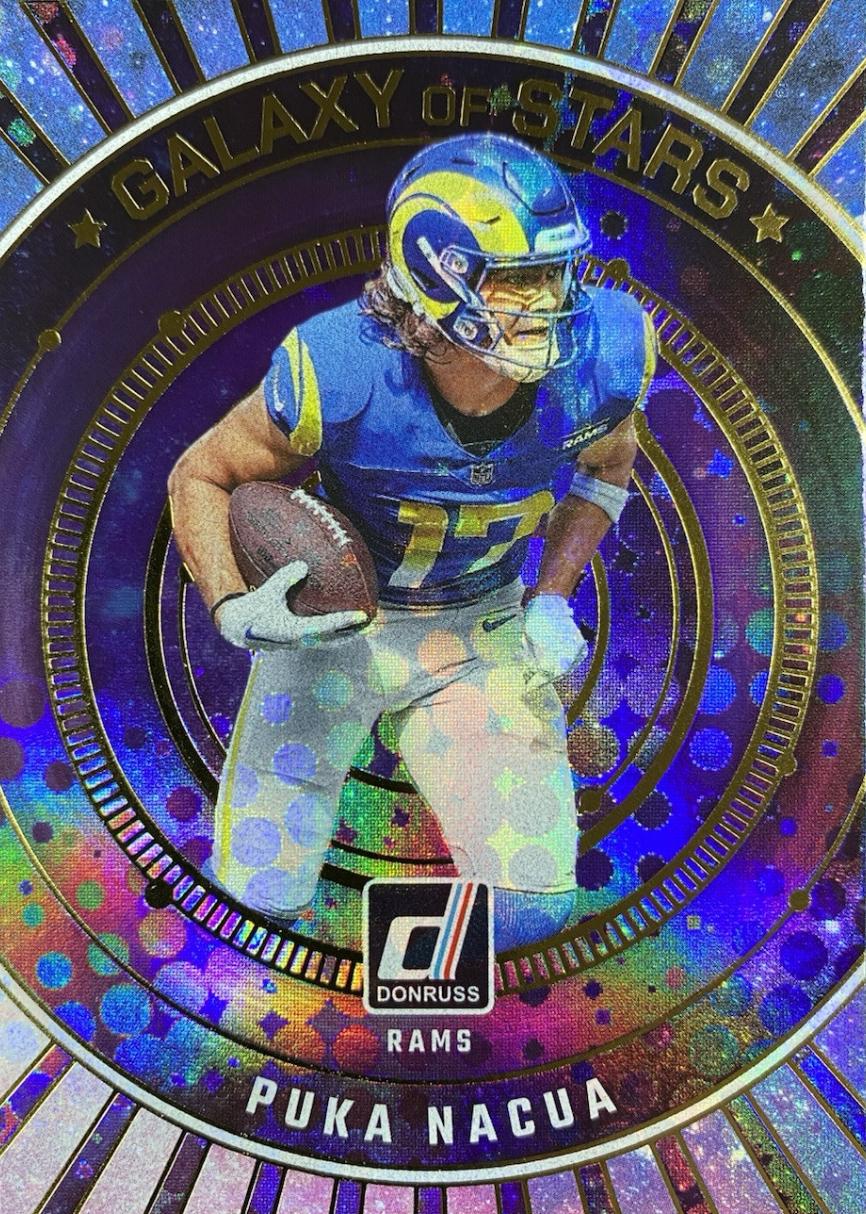 2024 Panini Donruss Galaxy of Stars Puka Nacua #GOS-LAR card