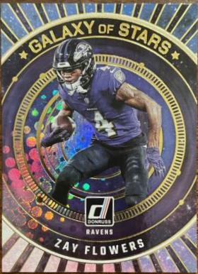 2024 Panini Donruss Galaxy of Stars Zay Flowers #GOS-ZFL card