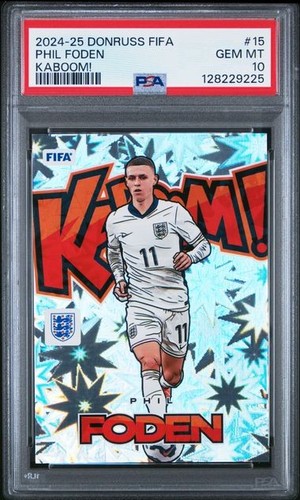 2024 Panini Donruss Kaboom Phil Foden #15 card