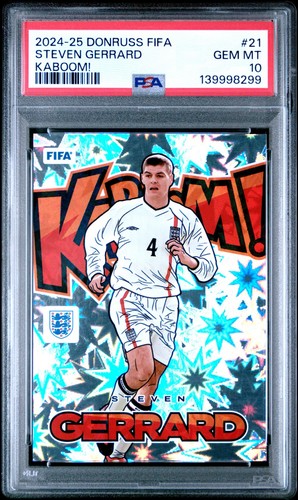 2024 Panini Donruss Kaboom Steven Gerrard #21 card