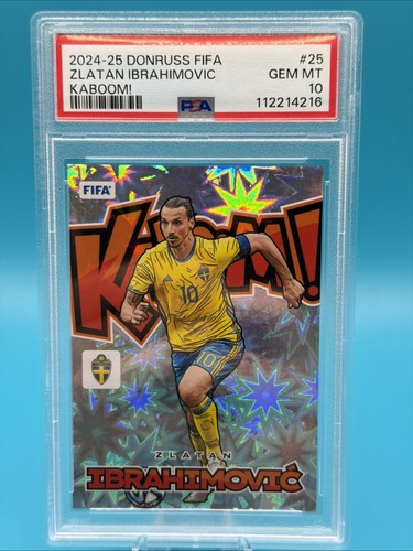 2024 Panini Donruss Kaboom Zlatan Ibrahimovic #25 card