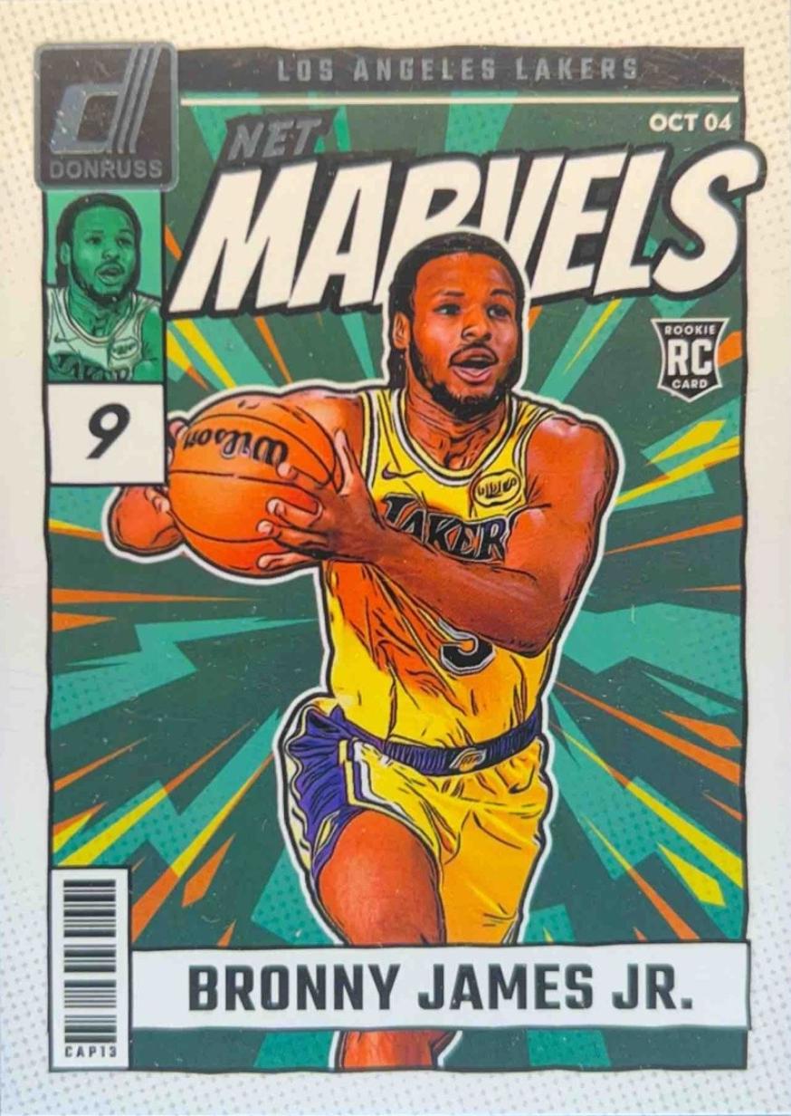 2024 Panini Donruss Net Marvels Bronny James Jr. #11 card
