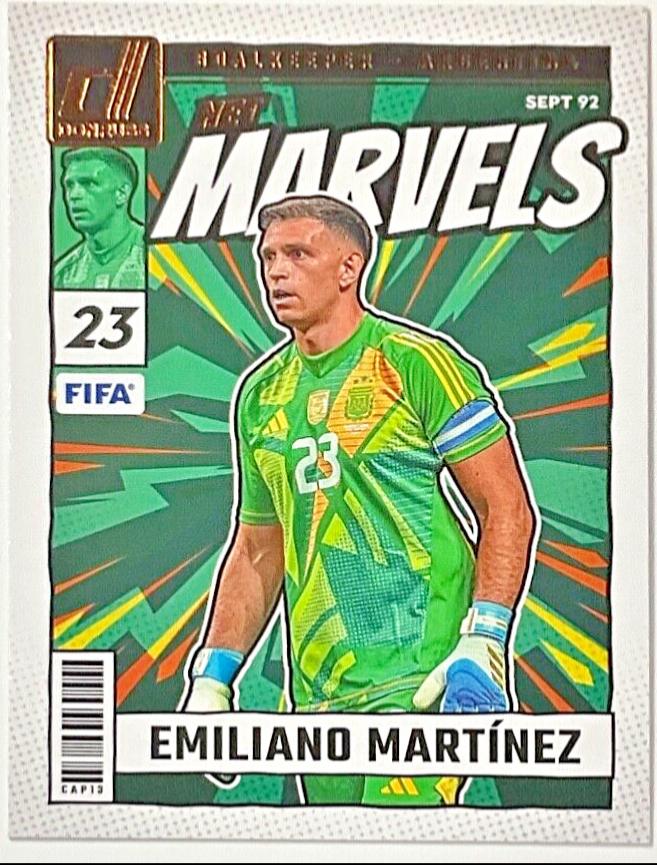 2024 Panini Donruss Net Marvels Emiliano Martinez #8 card