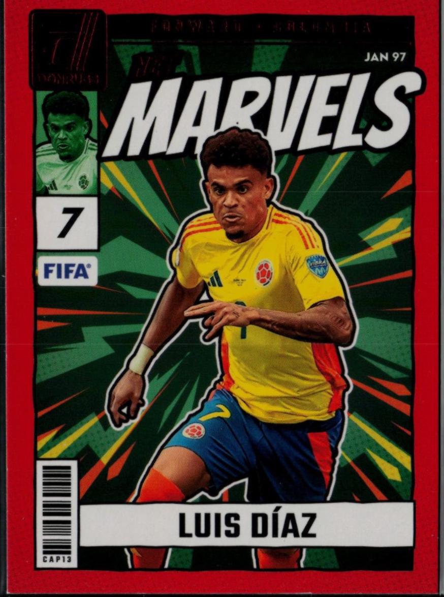 2024 Panini Donruss Net Marvels Luis Diaz [Red] #5 card