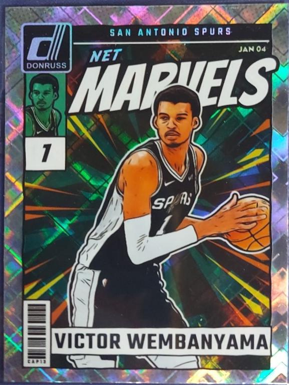 2024 Panini Donruss Net Marvels Victor Wembanyama [Diamond] #21 card