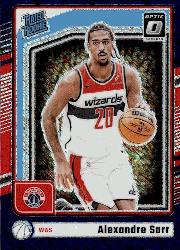 2024 Panini Donruss Optic Alexandre Sarr [Blue Velocity] #276 card