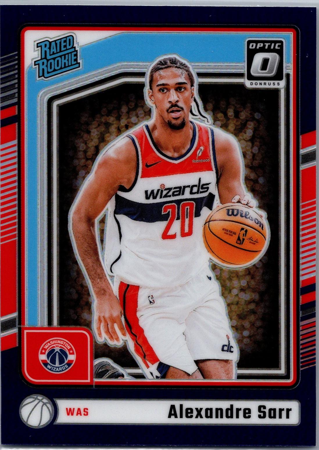 2024 Panini Donruss Optic Alexandre Sarr [Purple] #276 card