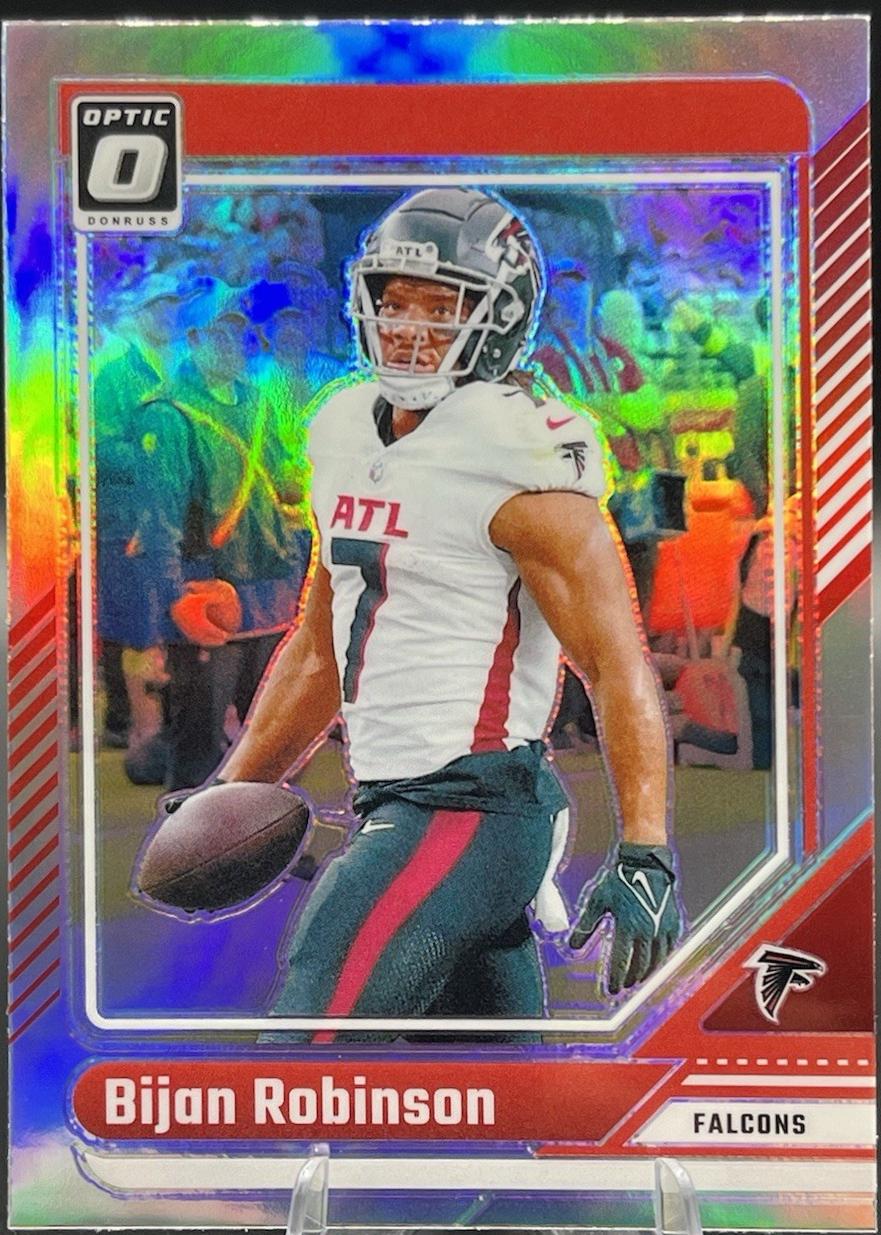 2024 Panini Donruss Optic Bijan Robinson [Holo] #8 card