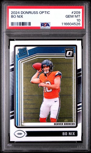 2024 Panini Donruss Optic Bo Nix #209 card