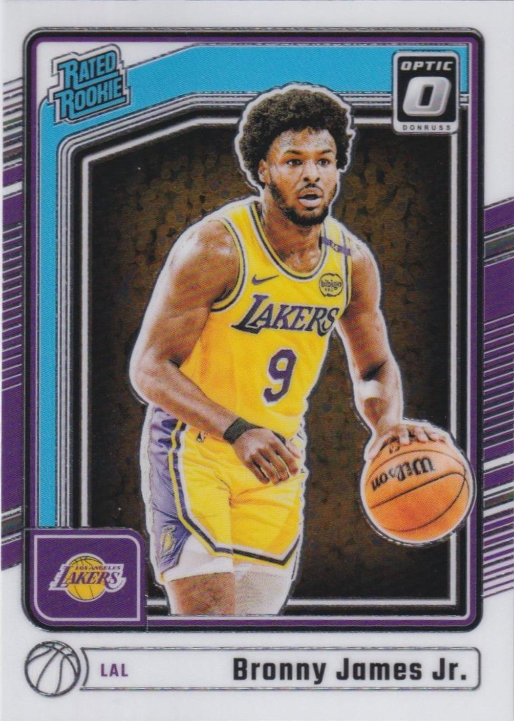 2024 Panini Donruss Optic Bronny James Jr. #282 card