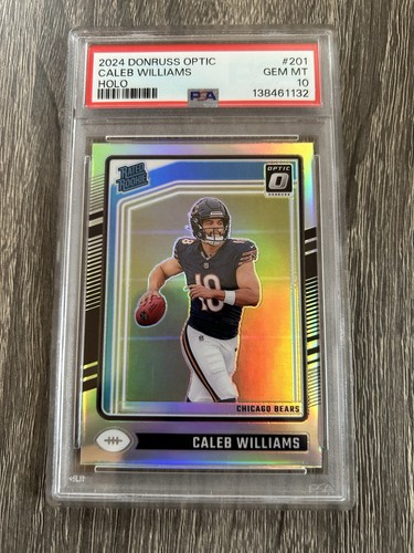 2024 Panini Donruss Optic Caleb Williams [Holo] #201 card