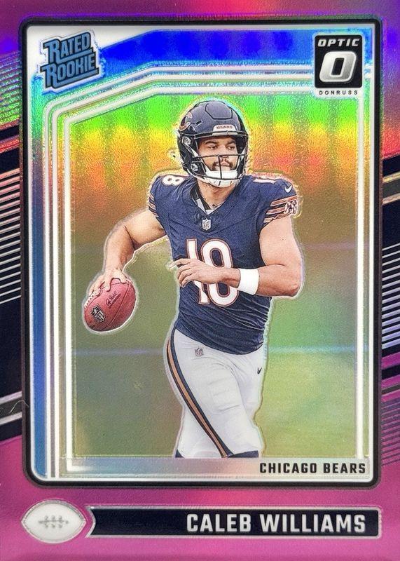 2024 Panini Donruss Optic Caleb Williams [Pink] #201 card