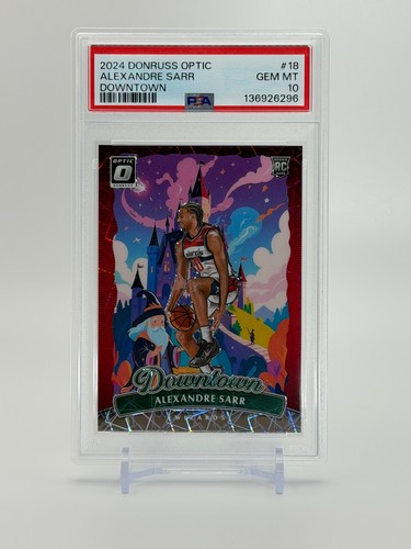 2024 Panini Donruss Optic Downtown Alexandre Sarr #18 card
