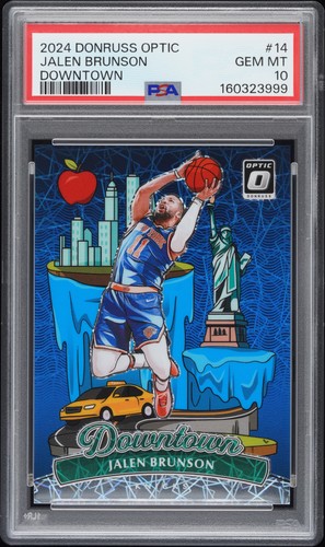 2024 Panini Donruss Optic Downtown Jalen Brunson #14 card