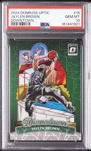 2024 Panini Donruss Optic Downtown Jaylen Brown #15 card