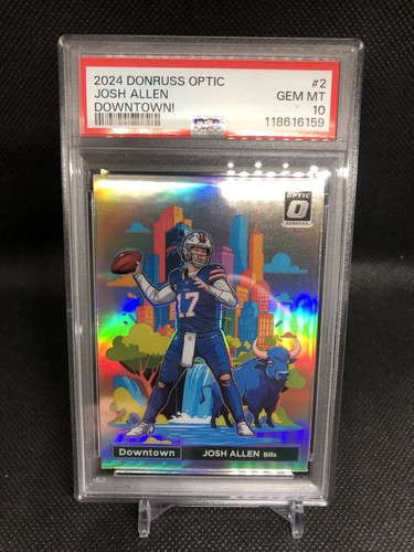 2024 Panini Donruss Optic Downtown Josh Allen #2 card