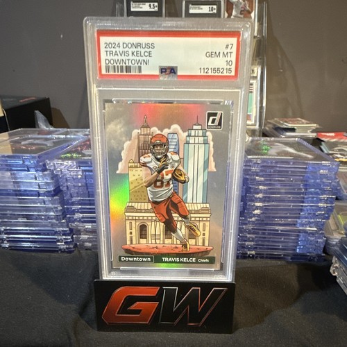 2024 Panini Donruss Optic Downtown Travis Kelce #7 card