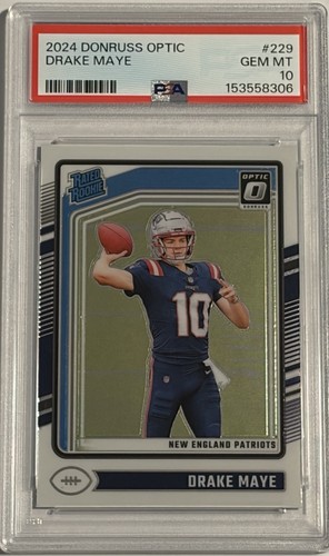 2024 Panini Donruss Optic Drake Maye #229 card