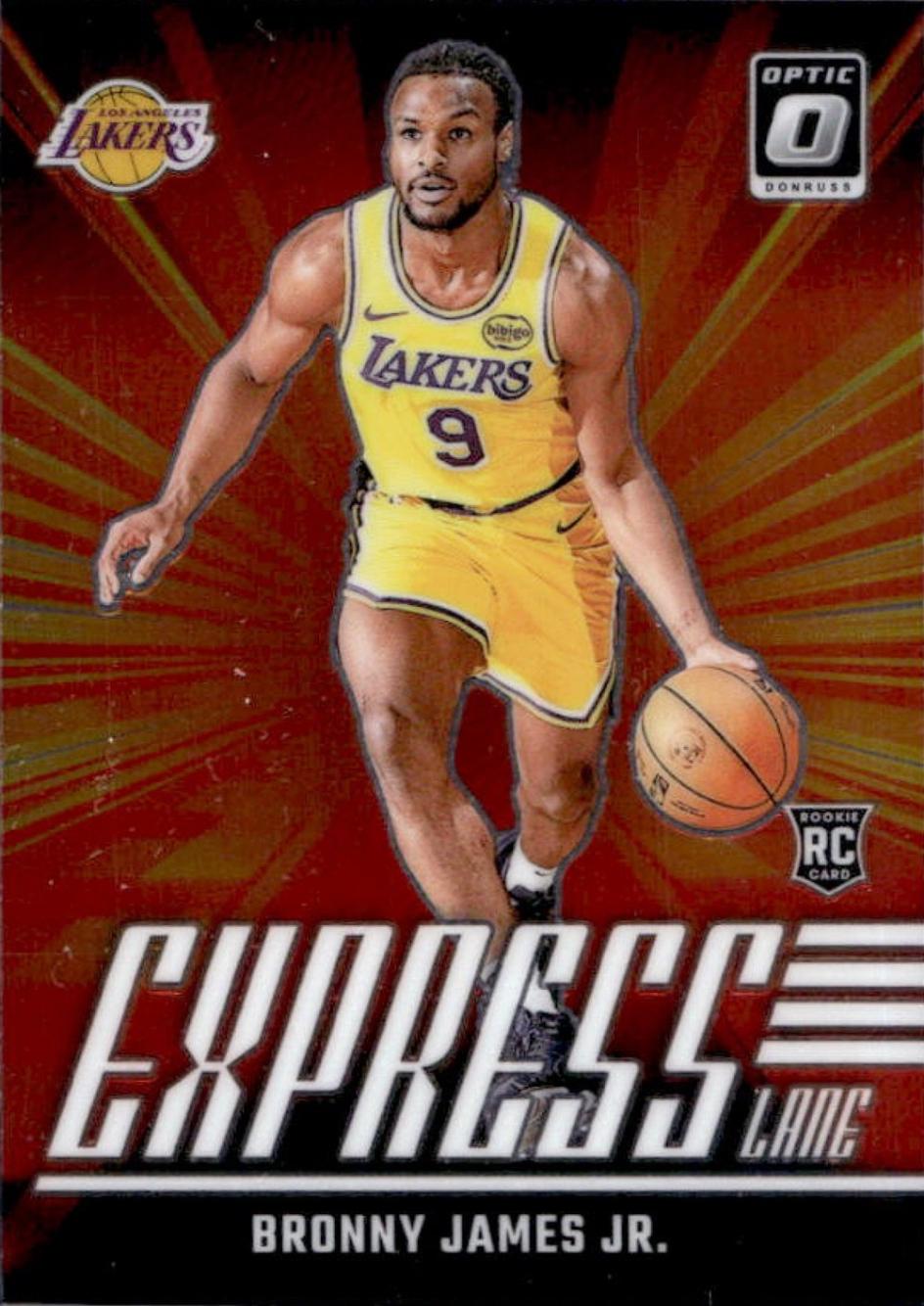 2024 Panini Donruss Optic Express Lane Bronny James Jr. #4 card
