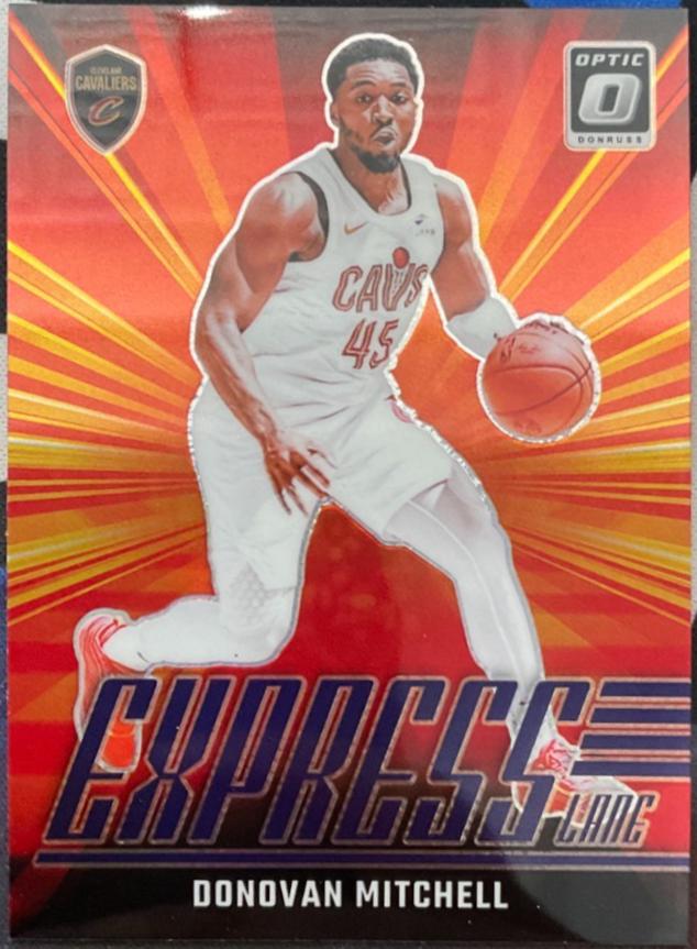 2024 Panini Donruss Optic Express Lane Donovan Mitchell [Purple] #12 card