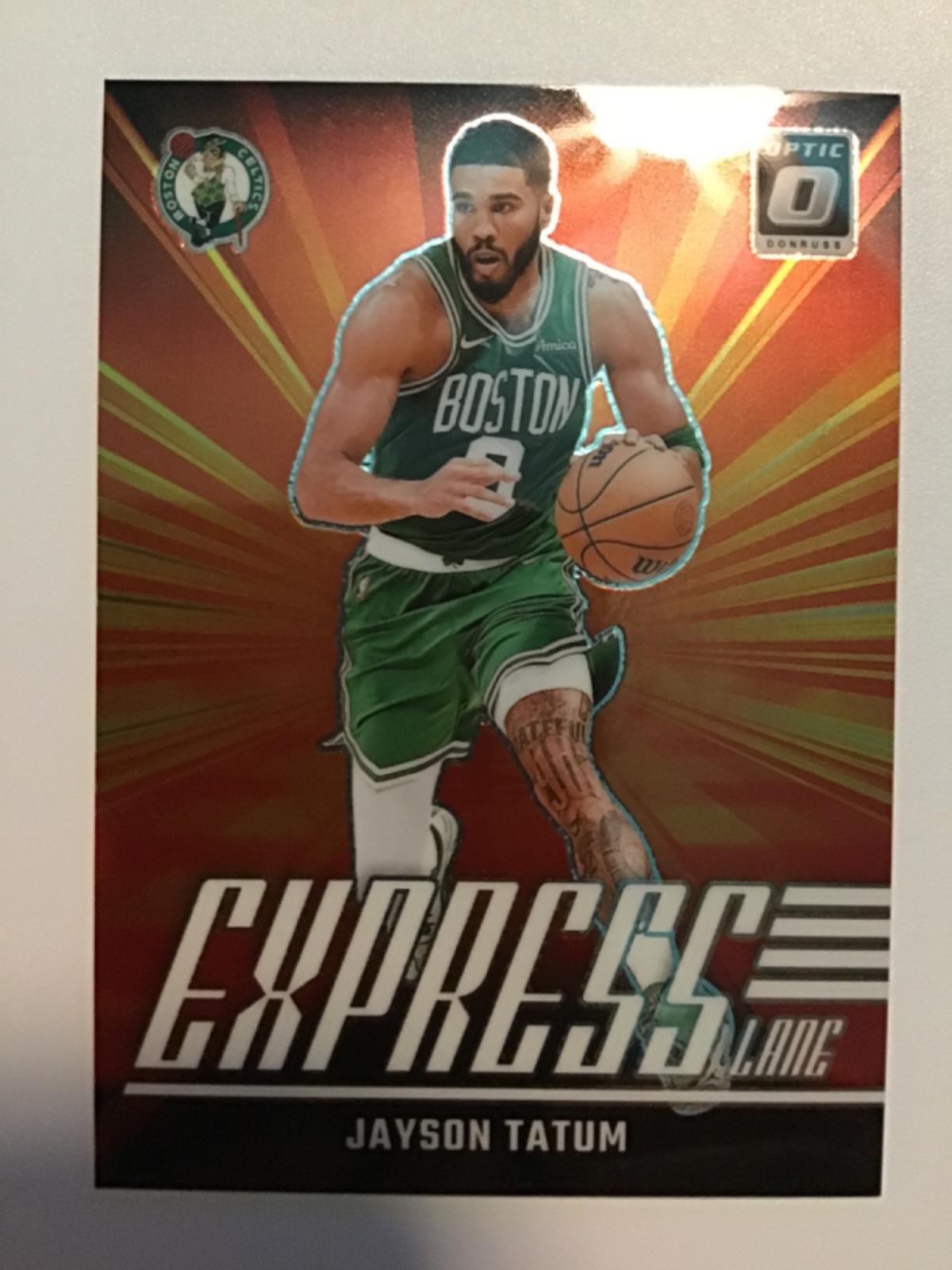 2024 Panini Donruss Optic Express Lane Jayson Tatum #9 card