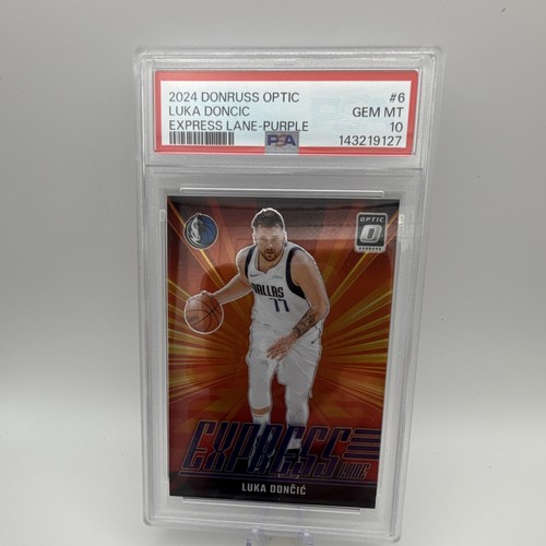 2024 Panini Donruss Optic Express Lane Luka Doncic [Purple] #6 card