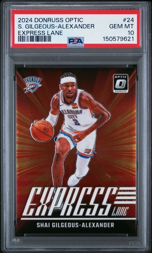 2024 Panini Donruss Optic Express Lane Shai Gilgeous-Alexander #24 card