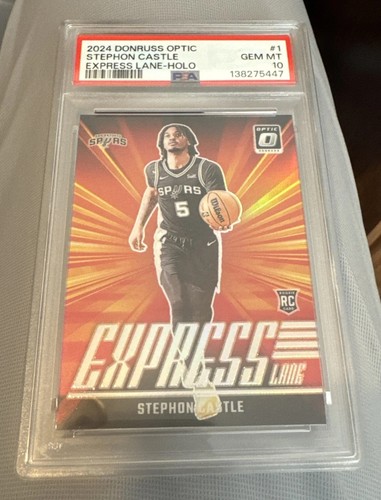2024 Panini Donruss Optic Express Lane Stephon Castle [Holo] #1 card
