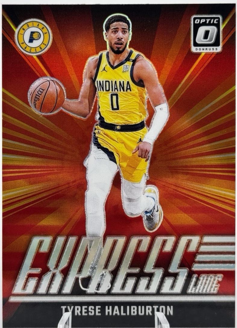 2024 Panini Donruss Optic Express Lane Tyrese Haliburton #25 card