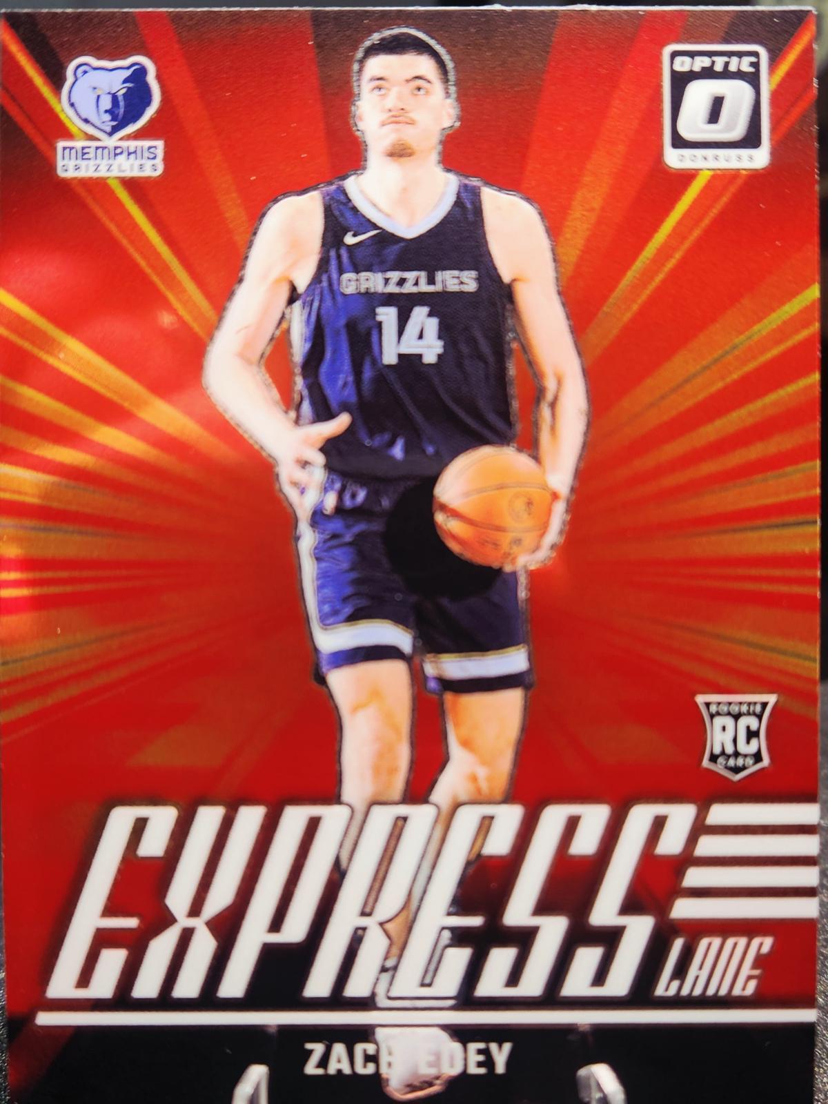 2024 Panini Donruss Optic Express Lane Zach Edey #10 card