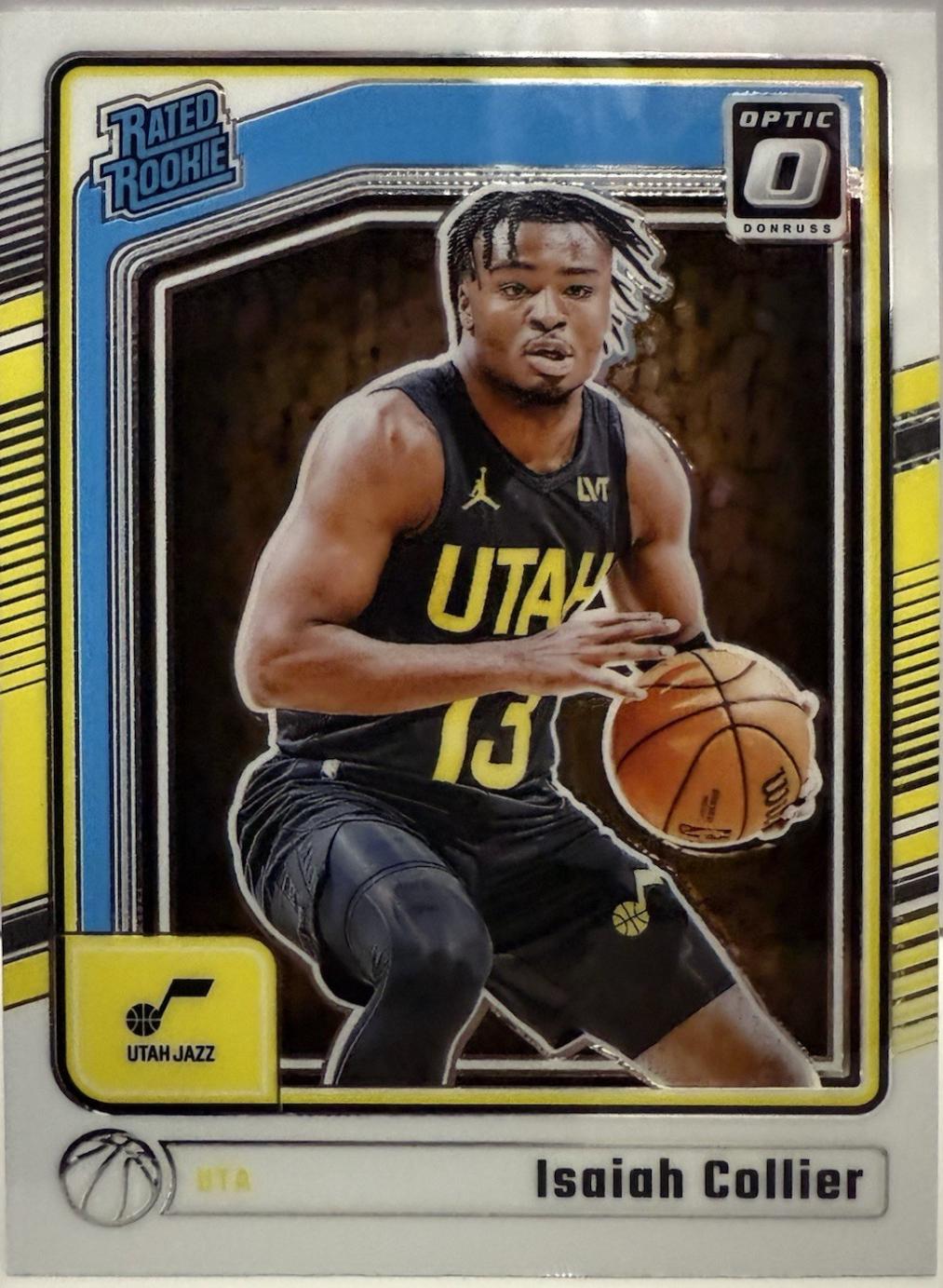 2024 Panini Donruss Optic Isaiah Collier [Jazz] #295 card