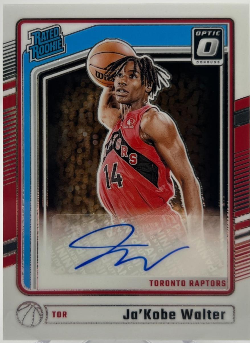 2024 Panini Donruss Optic Ja'Kobe Walter [Rated Rookie Signature Premium Box] #333 card
