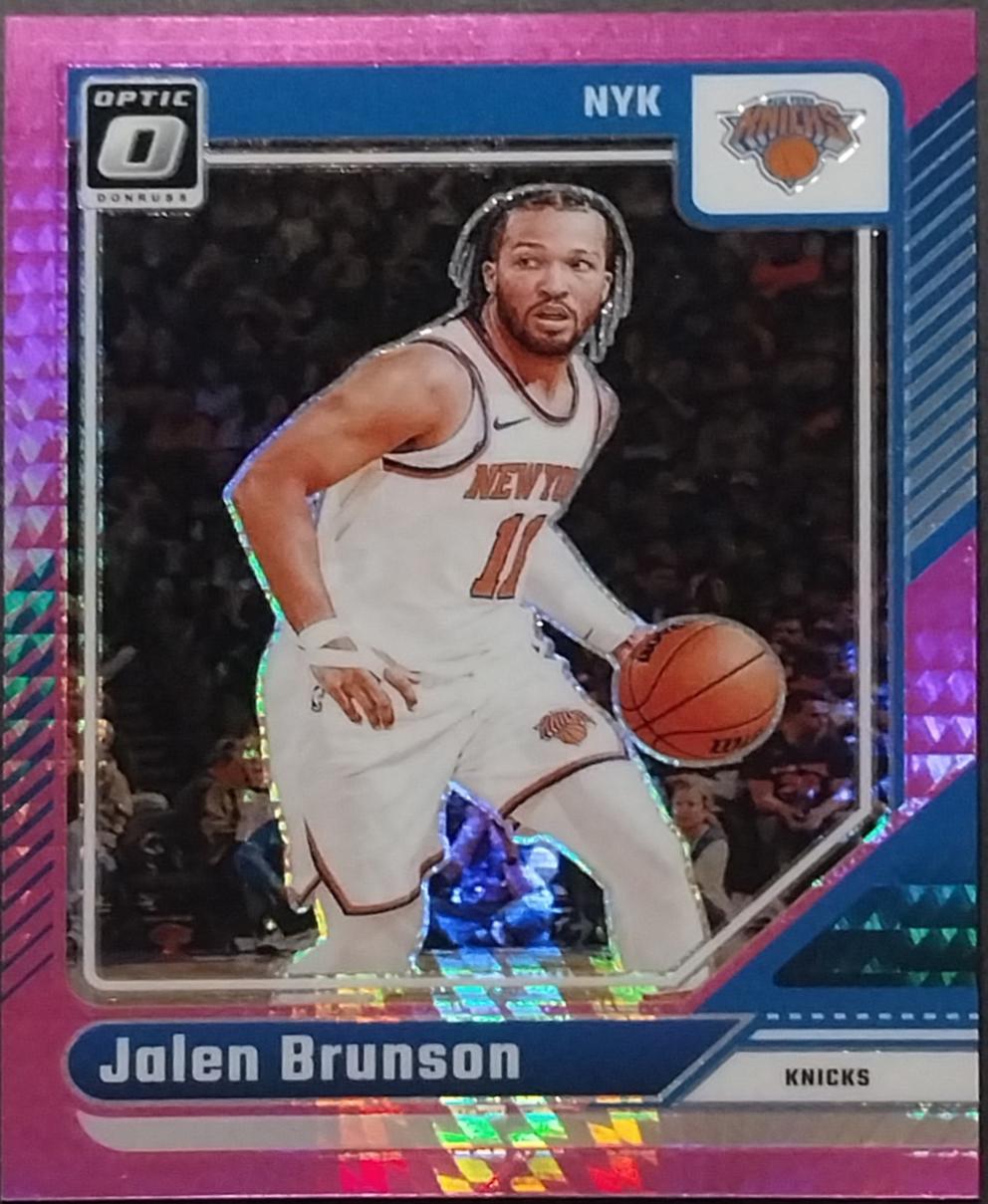 2024 Panini Donruss Optic Jalen Brunson [Hyper Pink] #78 card