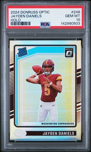 2024 Panini Donruss Optic Jayden Daniels [Holo] #248 card