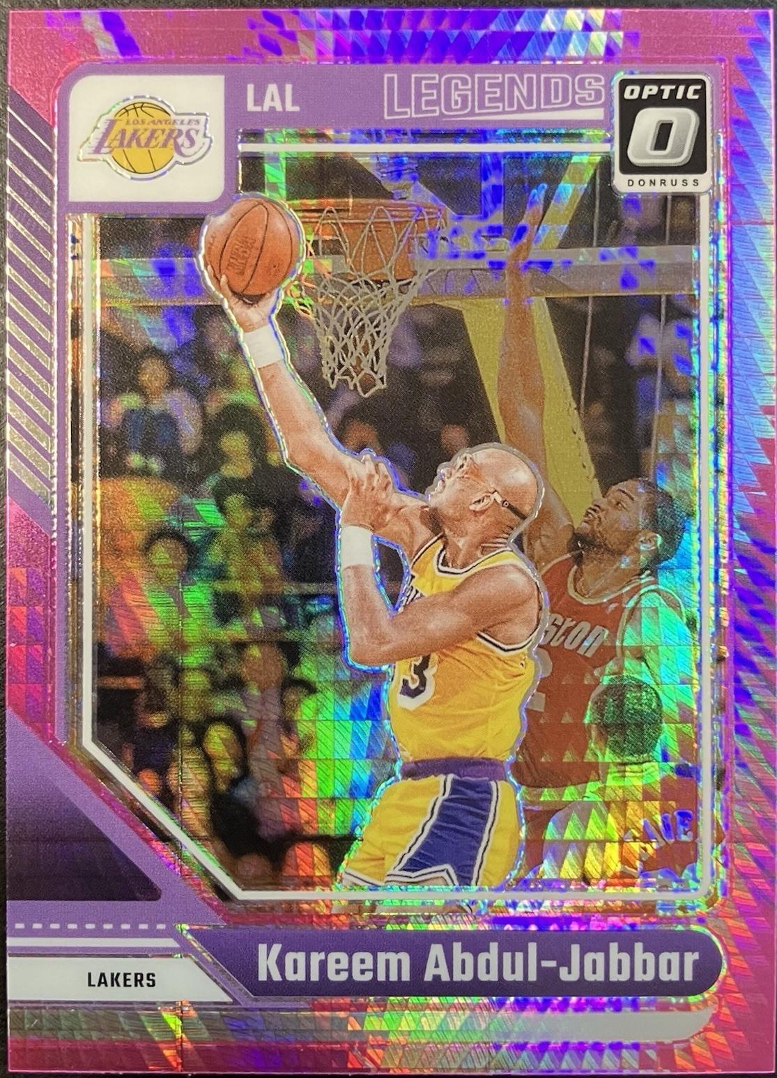 2024 Panini Donruss Optic Kareem Abdul-Jabbar [Hyper Pink] #228 card