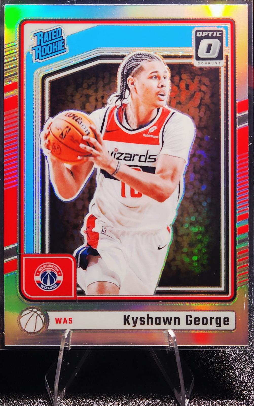 2024 Panini Donruss Optic Kyshawn George [Holo] #299 card