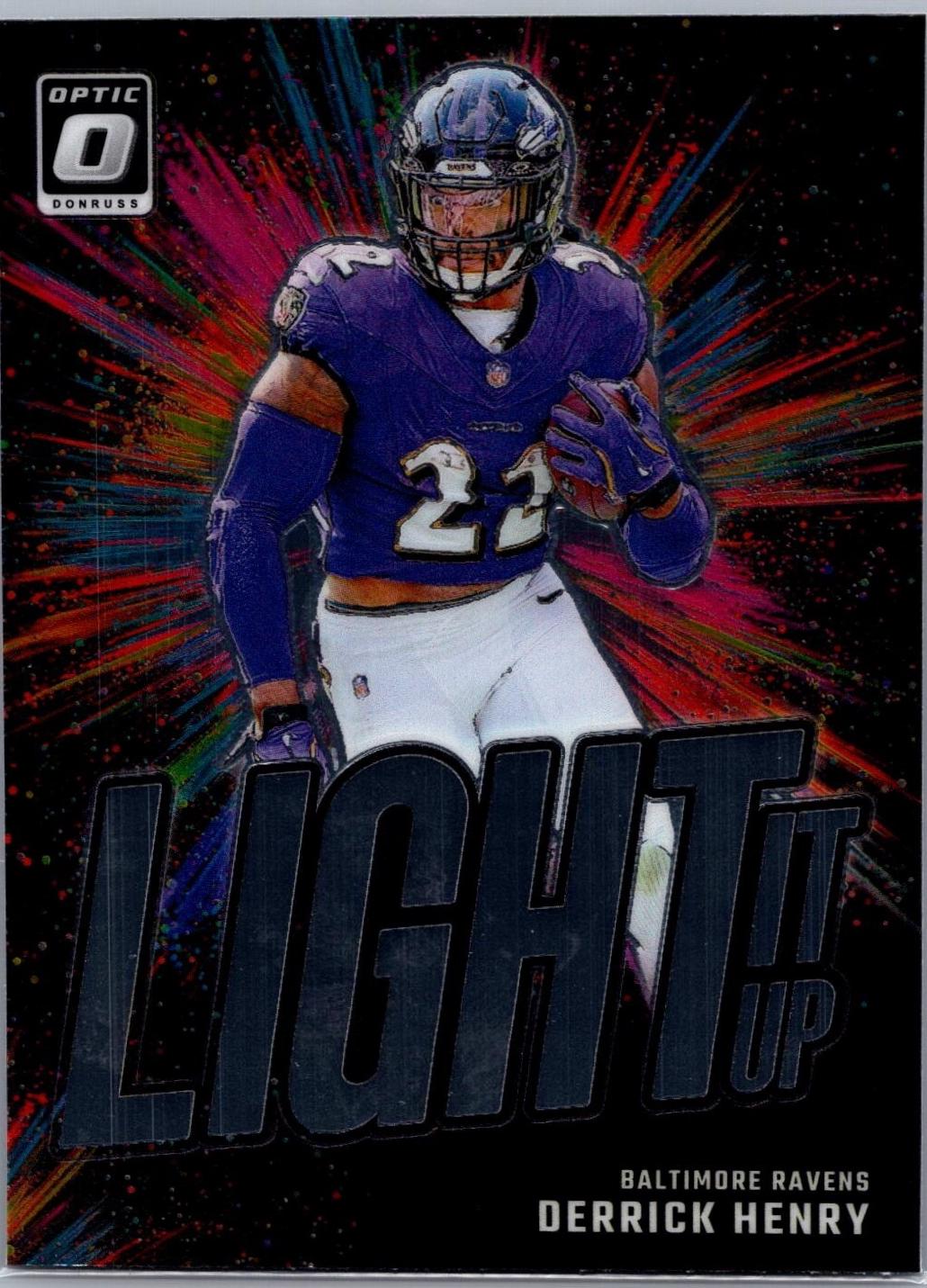 2024 Panini Donruss Optic Light It Up Derrick Henry #18 card