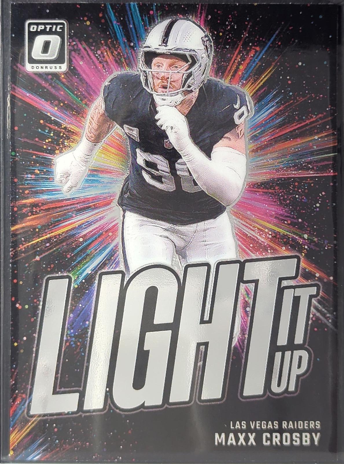 2024 Panini Donruss Optic Light It Up Maxx Crosby #12 card