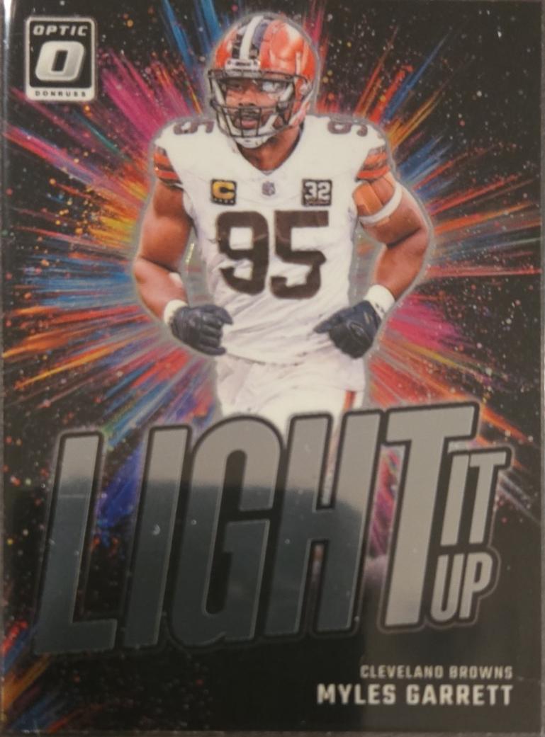 2024 Panini Donruss Optic Light It Up Myles Garrett #13 card