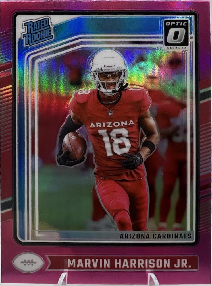 2024 Panini Donruss Optic Marvin Harrison Jr. [Pink] #276 card