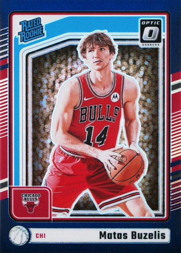 2024 Panini Donruss Optic Matas Buzelis [Purple] #271 card