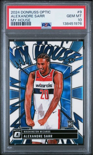 2024 Panini Donruss Optic My House Alexandre Sarr #9 card