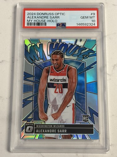 2024 Panini Donruss Optic My House Alexandre Sarr [Holo] #9 card