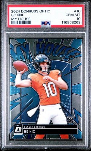 2024 Panini Donruss Optic My House Bo Nix #10 card